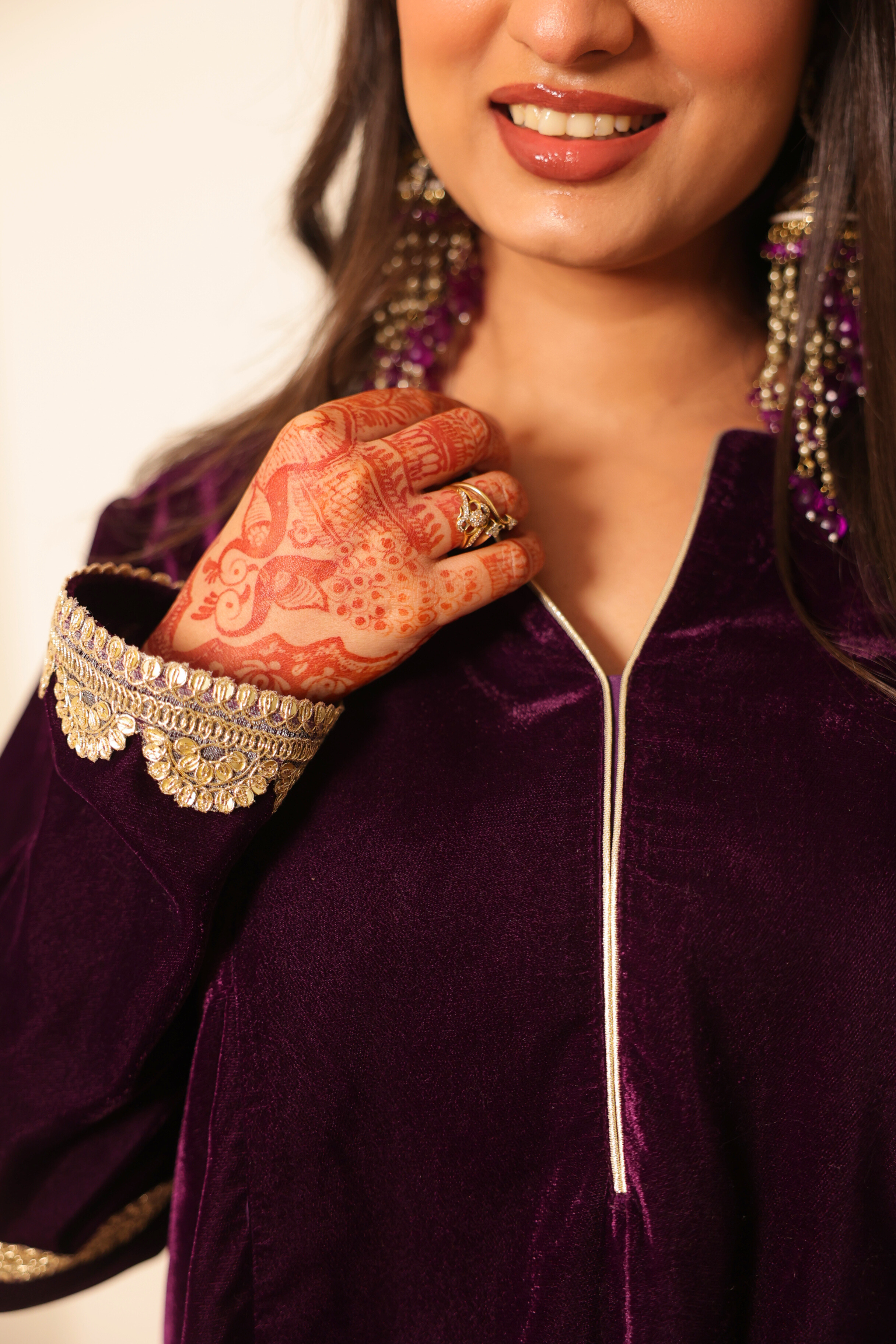 Purple Velvet Set