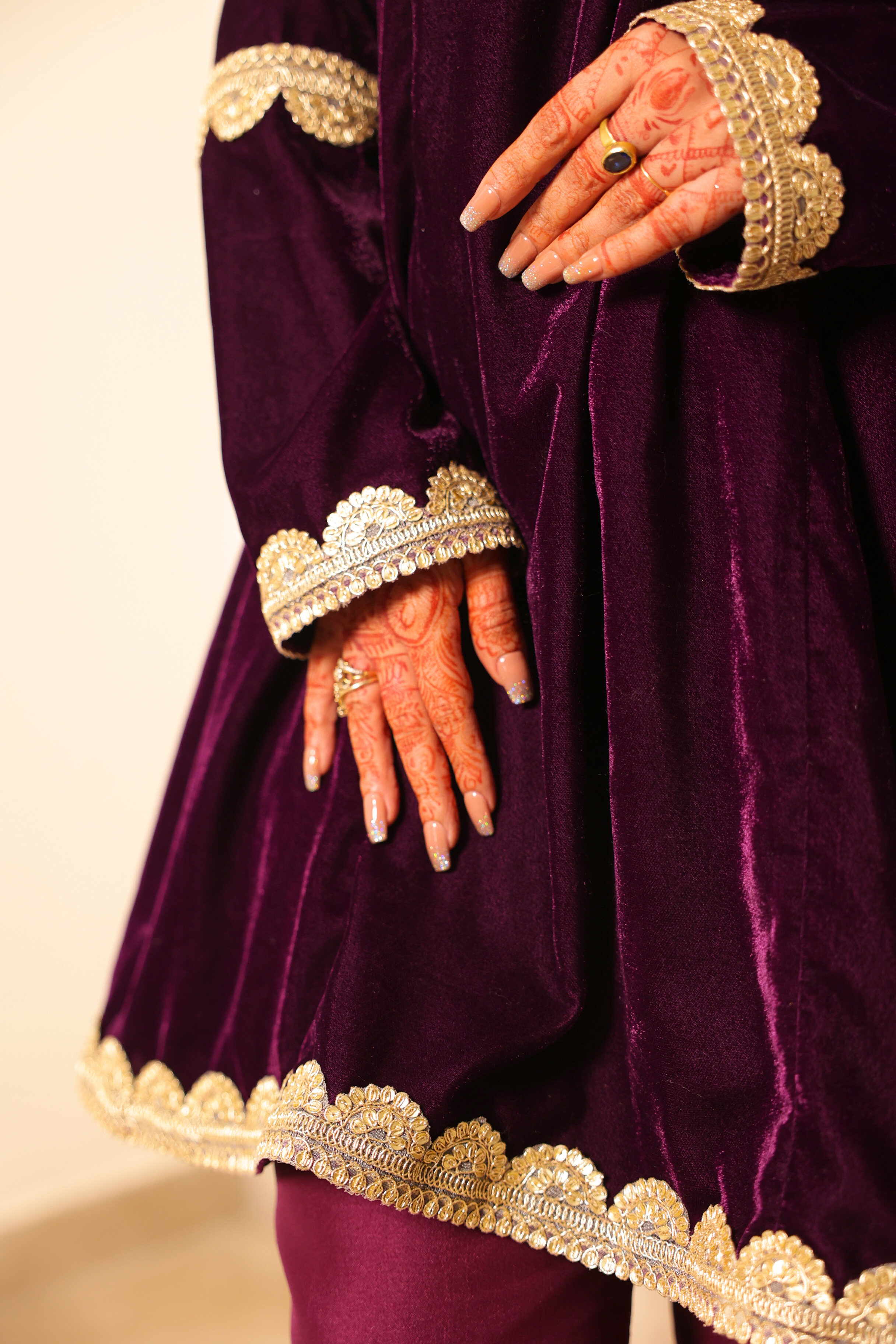 Purple Velvet Set