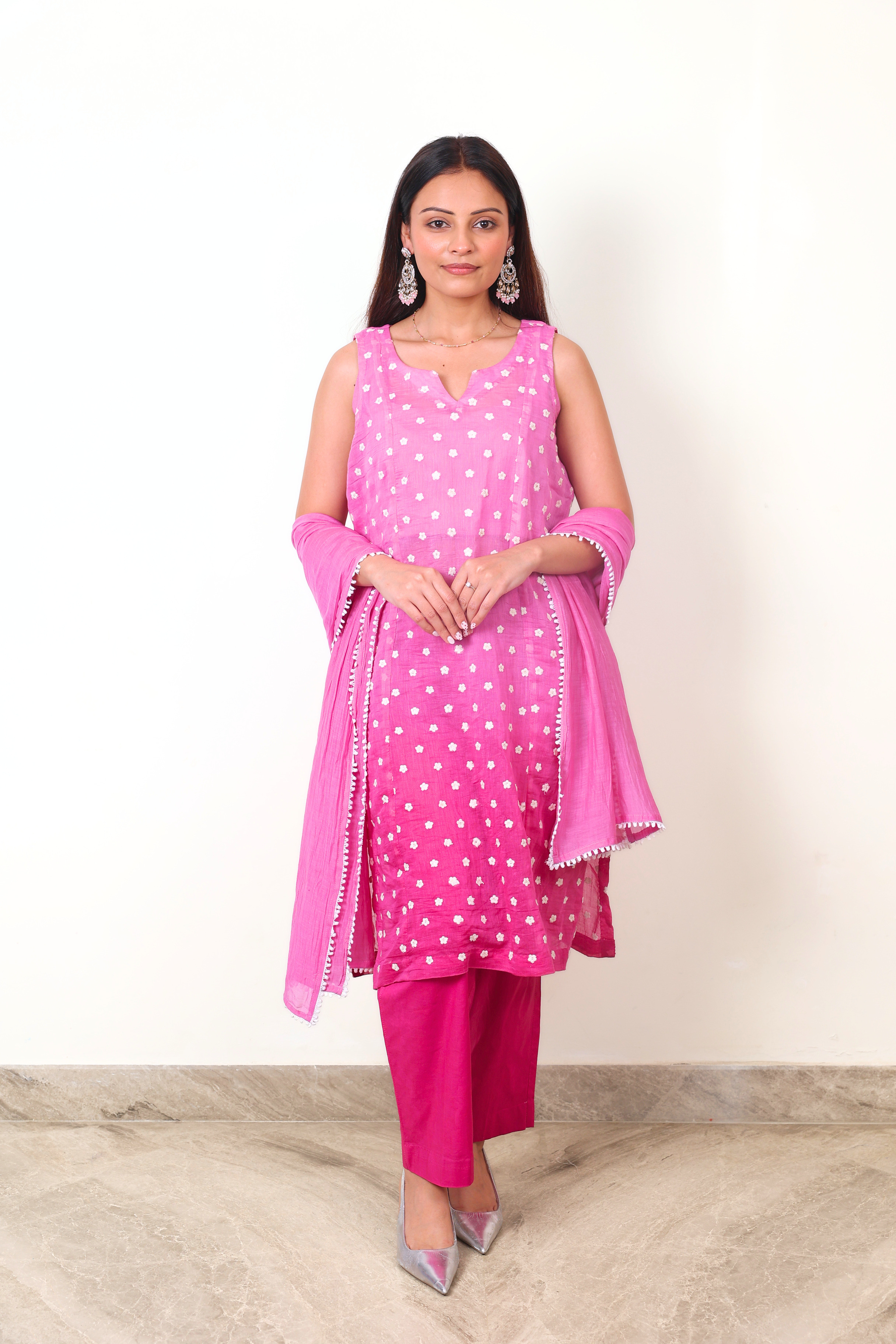 The Saaj Set - Pink