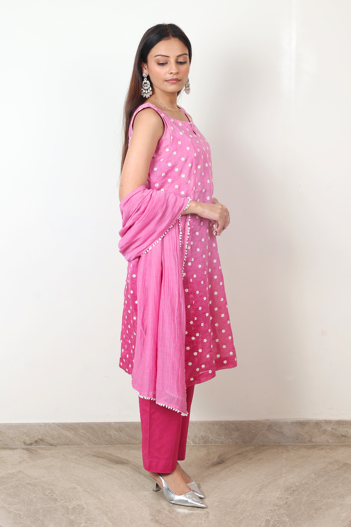 The Saaj Set - Pink