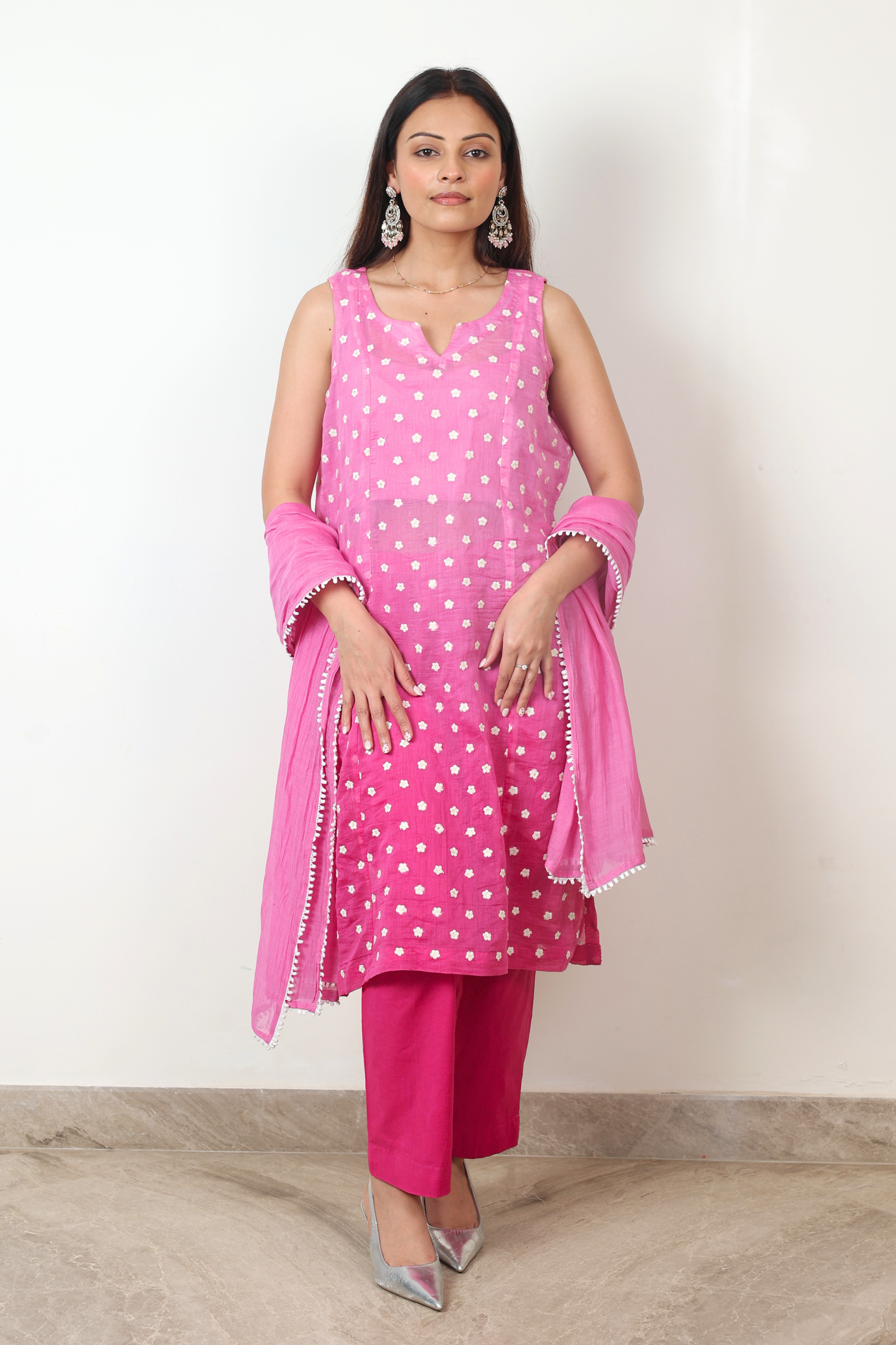 The Saaj Set - Pink